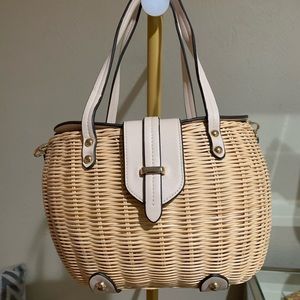 Tommy Bahama straw basket bag